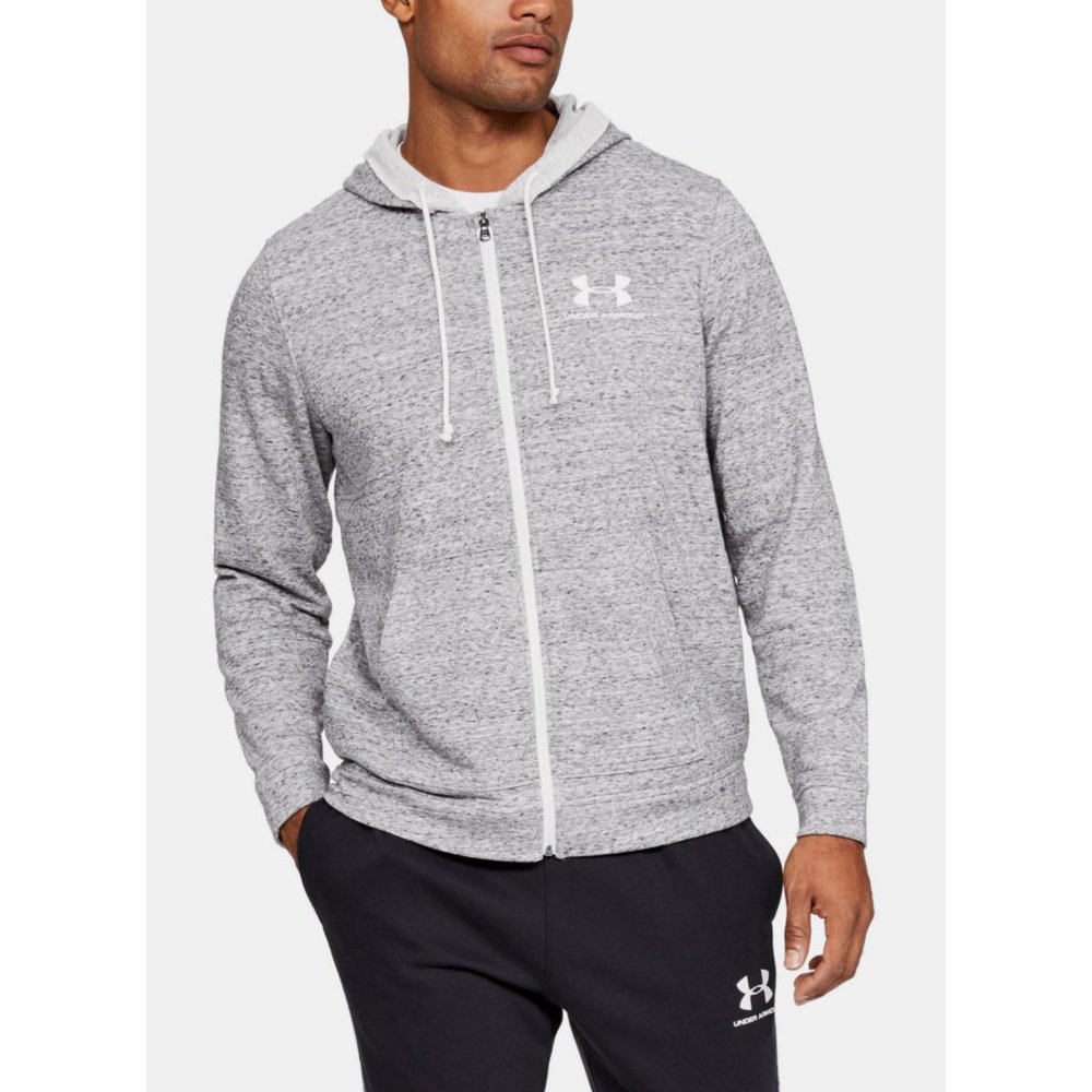 Under Armour • Sportstyle Terry Full Zip Loose Hoodie Sweatshirt